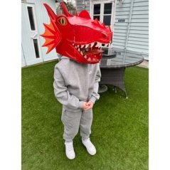 Fiesta Crafts Kreativní sada 3D maska Červený drak