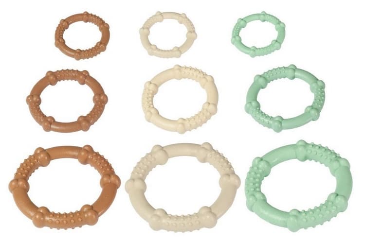 Karlie Nylonový žvýkací kroužek, máta, průměr 7,5cm