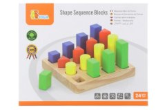 Viga Puzzle en bois - couleurs et formes