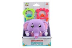 Dobáló gyűrűk elefánt