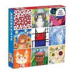 Mudpuppy Puzzle Art Cats 500 pezzi