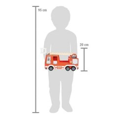 Mașină de pompieri din lemn Small Foot