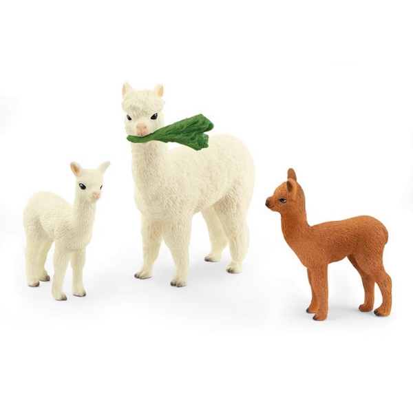 Schleich 42544 Famiglia di lama alpaca