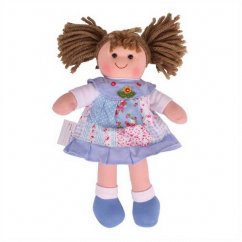 Bigjigs Toys Látková bábika Sarah 28 cm