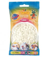 Hama świecące w ciemności koraliki do prasowania 1000 szt.