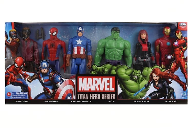 Set di 6 figure Avengers Titan Hero