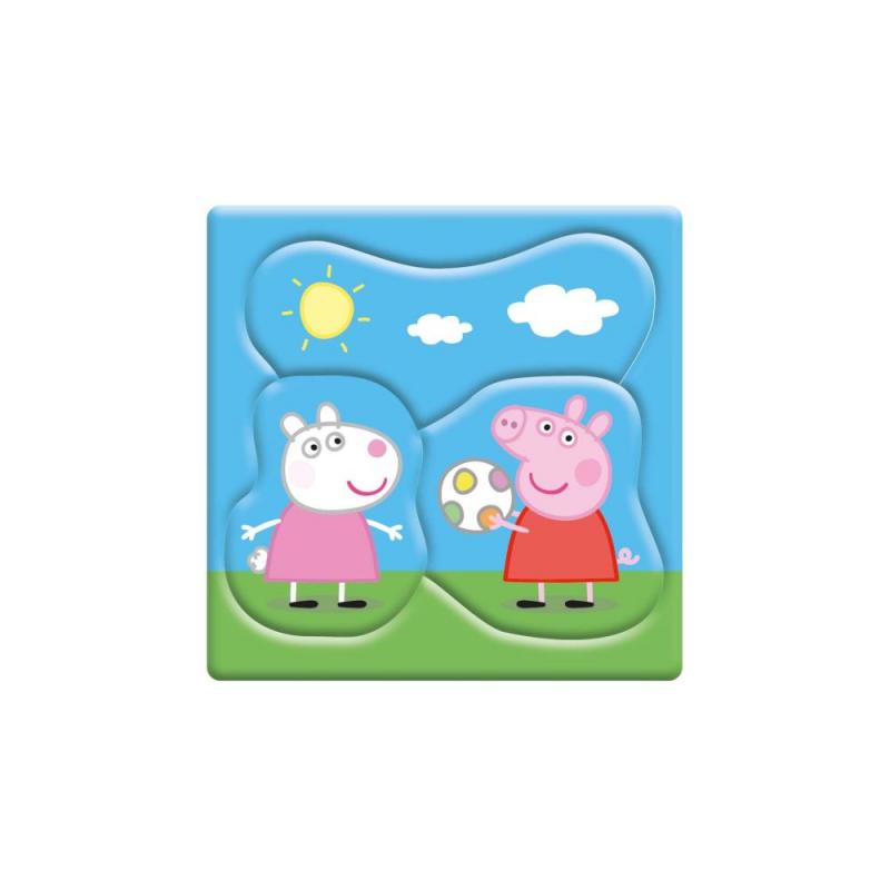 PEPPA PIG - RODINA 3-5 baby Puzzle set