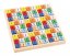 Cubes colorés Sudoku en bois à petit pied