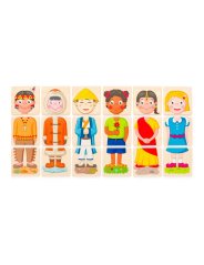 Puzzle - Lidé a povolání z celého světa