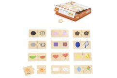 Fa puzzle párok - formák