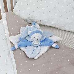 Doudou Coffret cadeau - peluche ourson bleu 24 cm