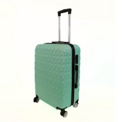Bavy Keményhéjú bőrönd 24" Diamond, világoszöld