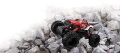 Maisto RC – Rock Crawler, červený, 2,4 GHz