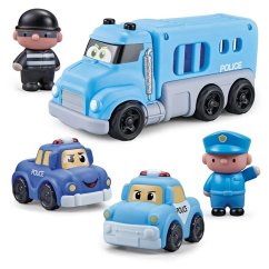 Camion de poliție cu mașini Bavytoy