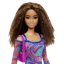 Barbie model - rochie de marmură curcubeu