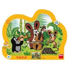 Puzzle planszowe Kret muzyk kontur 25 elementów