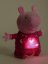 Plyšová hračka Peppa Pig 2v1, hrajúca + svetlo, ružová, 25 cm