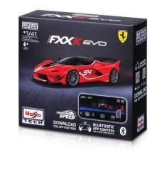 Maisto RC - DIE-CAST METAL ze światłami, Ferrari FXX-K EVO, czerwony, 2.4GHz, USB, XTR, Bluetooth 5.0