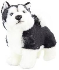 Peluche Husky 21 cm - ECO-FRIENDLY