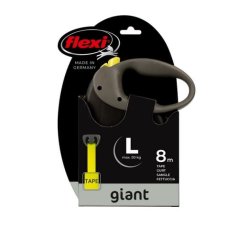 Flexi Vodítko Giant L pásek 8m černo-žluté