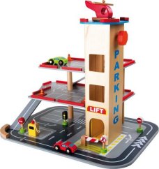 Petit pied Parking en bois descente rapide