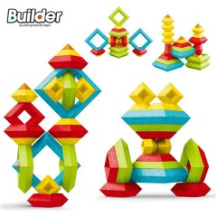 Jeu de construction Bavytoy avec formes géométriques 30pcs