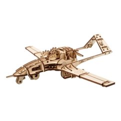 Ugears 3D Drewniane puzzle mechaniczne Dron bojowy Bayraktar TB2
