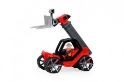 Car Truxx 2 teleszkópos rakodó műanyag 33cm figurával 24m+