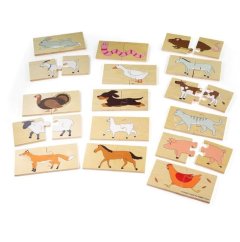 Bigjigs Toys Didactic Puzzle Animaux