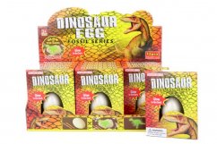 Tallado de dinosaurios en forma de huevo