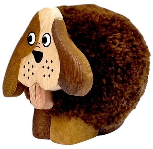 2Kids Toys Dřevěná figurka XL pompon Pes