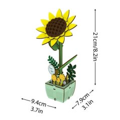 2Kids Toys Dřevěná skládačka Slunečnice