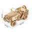 RoboTime puzzle 3D din lemn RoboTime jeep militar