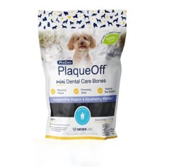 ProDen PlaqueOff® Mini Dental Bones zeleninové s příchutí borůvky 340g