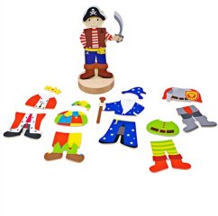 Bigjigs Toys Puzzle magnetico da vestire Personaggi mistici