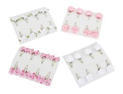 Picior mic de păr Clips Flori Set de 32