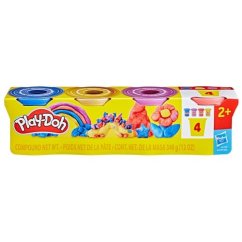 HASBRO - Play-Doh 4db pohár fémes színűek
