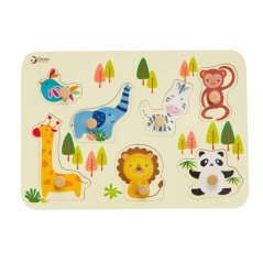 Puzzle s úchyty zoo