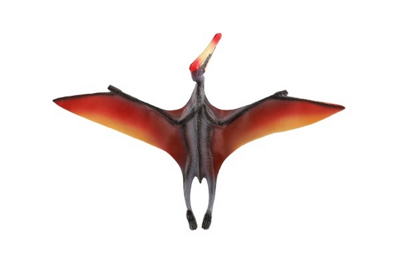 Ptérosaure zoqué en plastique 25cm dans un sac