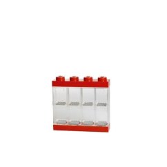 Zberateľský box LEGO pre 8 minifigúrok - červený