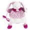 Doudou Lapin en peluche rose 28 cm