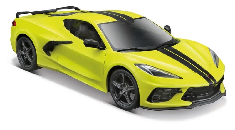 Maisto - 2020 Chevrolet Corvette Stingray Coupe Z51, galben, 1:24