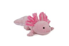 Teddies axolotl mexican, jucărie de pluș roz, 30 cm