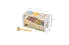 Dřevěná zatloukačka+xylofon