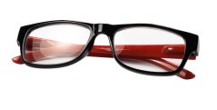 Filtral čtecí brýle, plastové, černé/červené, +2.0 dpt