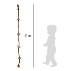 Detské lezecké lano Small Foot s hrotmi na nohy