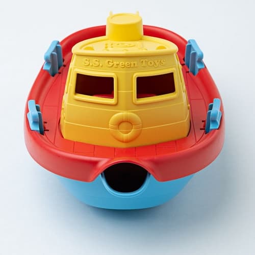 Jucării verzi Barcă galbenă