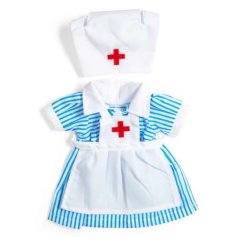 Bigjigs Toys ápolónőruha babához 28 cm