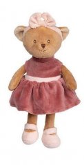 Bukowski BABY MELI miś różowa sukienka (15 cm)