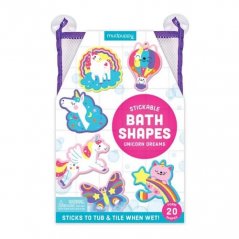Mudpuppy Espumas adhesivas para el baño Unicorn Dreams